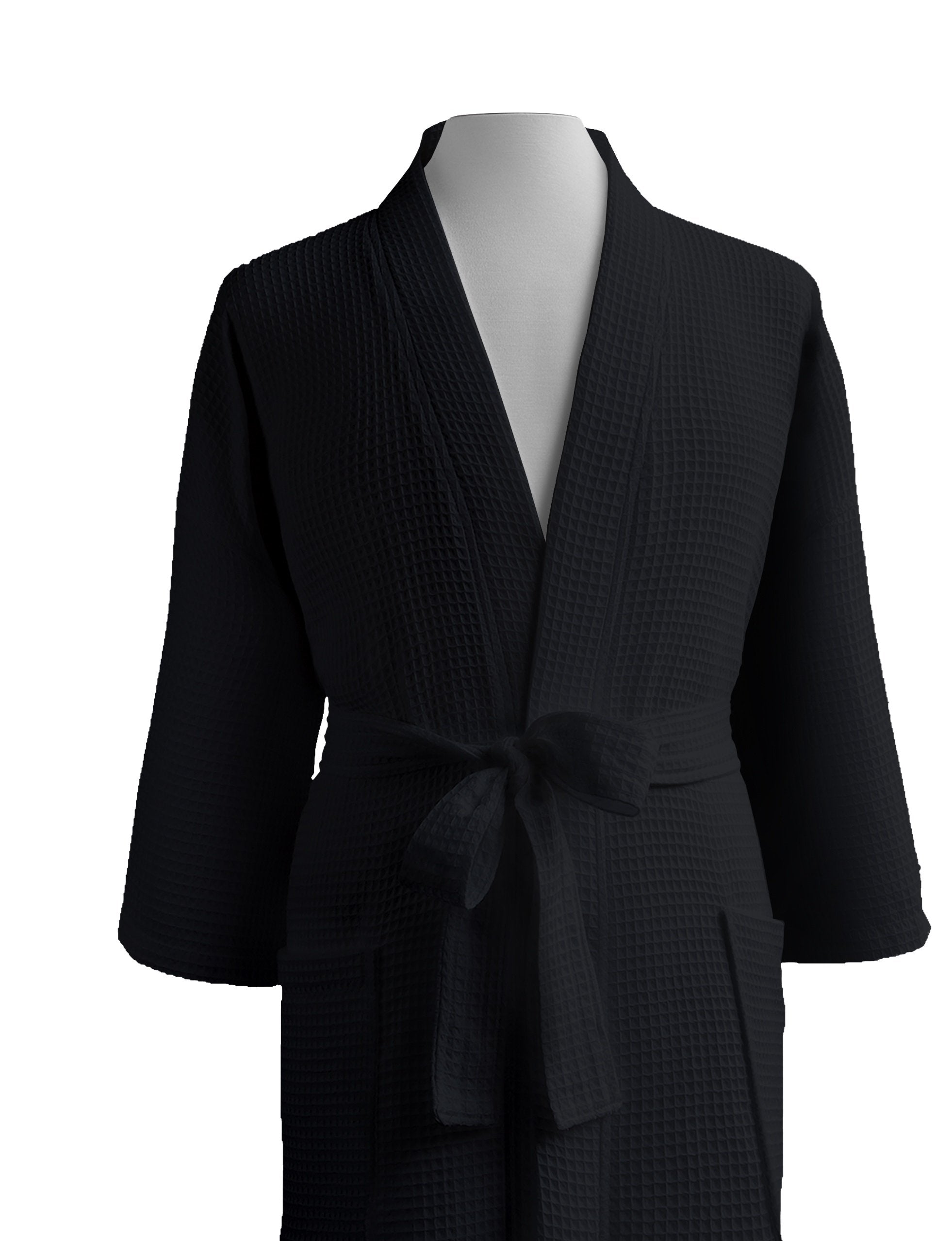 Linen Robe - Black – Eadie Lifestyle